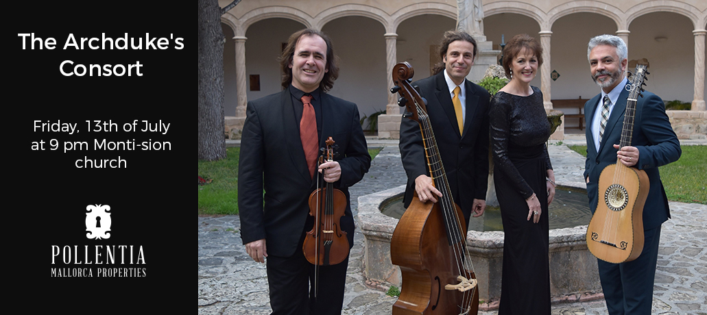 Live a magic evening in Pollensa with “Scherzi Amorosi” by The Archduke’s Consort